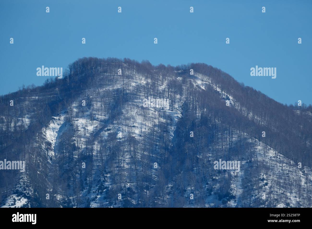 Montagnes enneigées à Batumi, Géorgie Banque D'Images