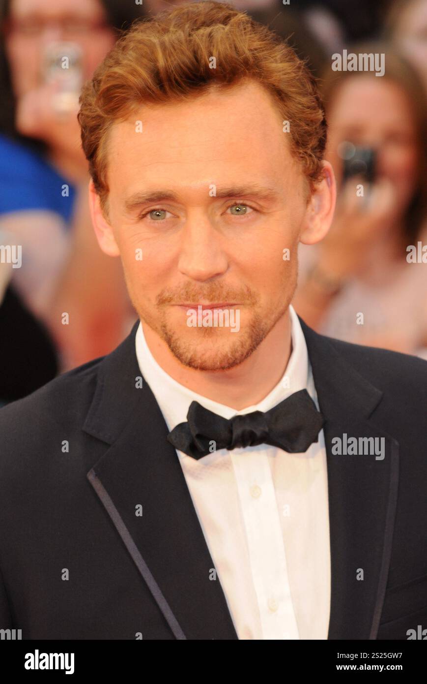 Tom Hiddleston, Marvel Avengers Assemble, première européenne, vue, Westfield, Londres. 19.04.12 Banque D'Images