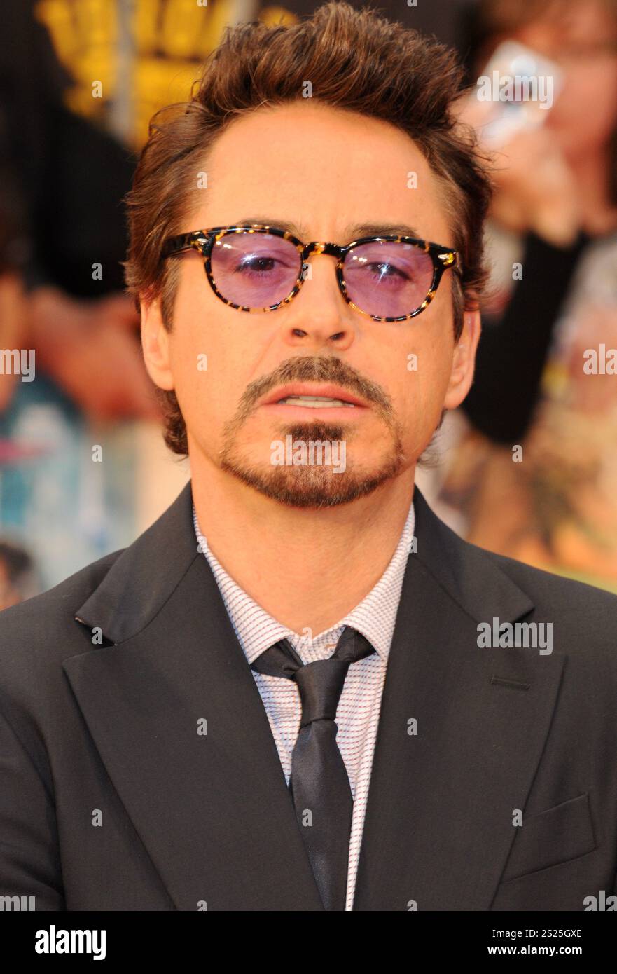Robert Downey Jr, Marvel Avengers Assemble, première européenne, vue, Westfield, Londres. 19.04.12 Banque D'Images