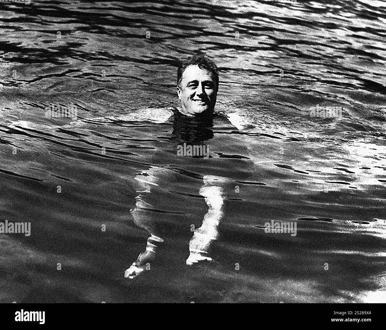 Gouverneur de New York Franklin D. Roosevelt piscine, Warm Springs, Géorgie, États-Unis, Franklin D. Roosevelt Presidential Library & Museum, 1929 Banque D'Images