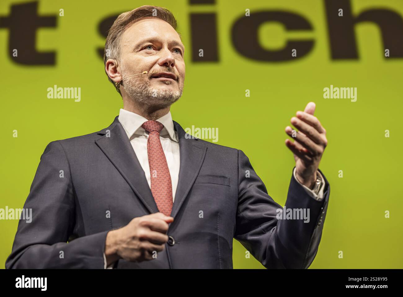 Epiphanie traditionnelle 2025 réunion du parti FDP. L'événement du parti marque également le début de la campagne électorale pour les élections fédérales de 2025. Christi Banque D'Images