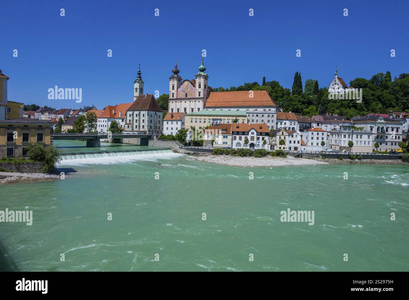 La vieille ville de Steyr en haute-Autriche. Autriche, Europe Autriche Banque D'Images