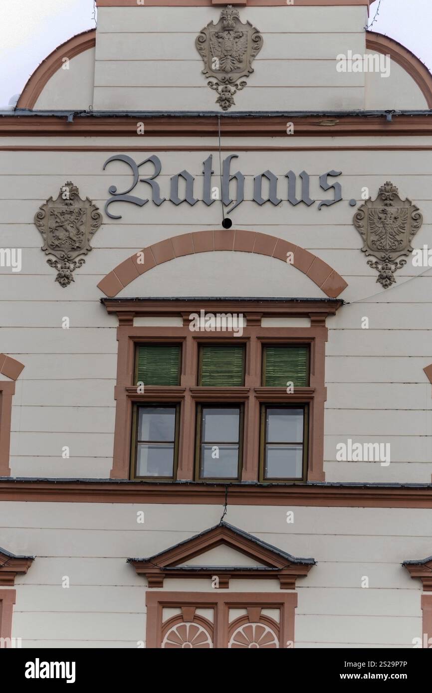 Une mairie d'une municipalité. Administration municipale pour les citoyens autrichiens Banque D'Images