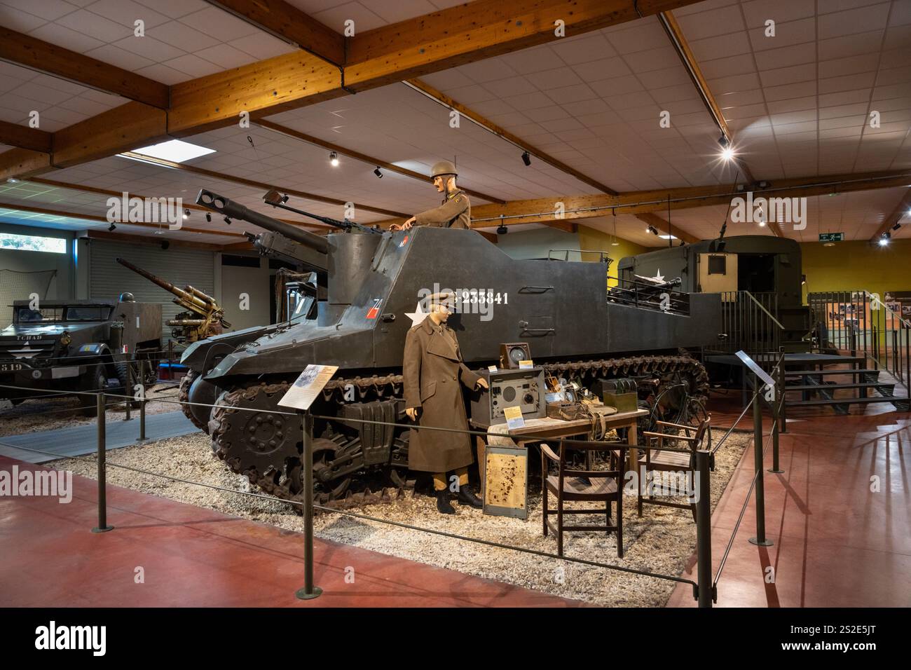 Musée mémorial de la bataille de Normandie, Bayeux, Normandie, France Banque D'Images