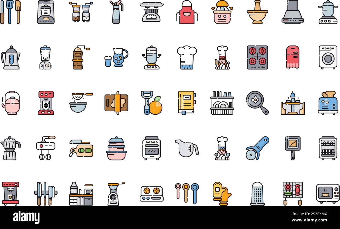 Collection d'icônes vectorielles de haute qualité avec contour modifiable. Idéal pour les projets professionnels et créatifs. Illustration de Vecteur