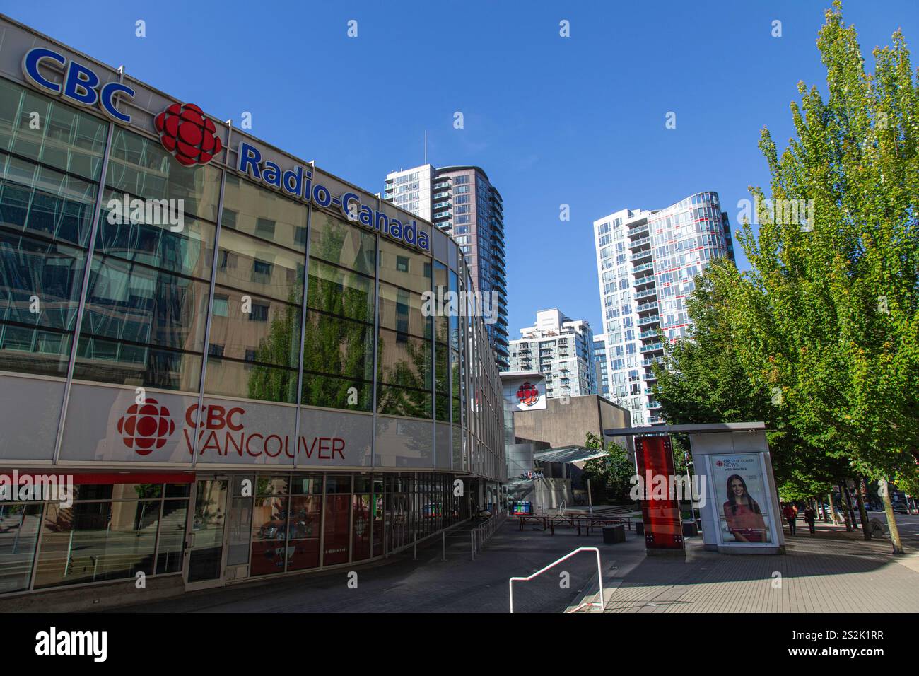 La Société Radio-Canada, de marque CBC/Radio-Canada, est le radiodiffuseur public canadien pour la radio et la télévision Banque D'Images