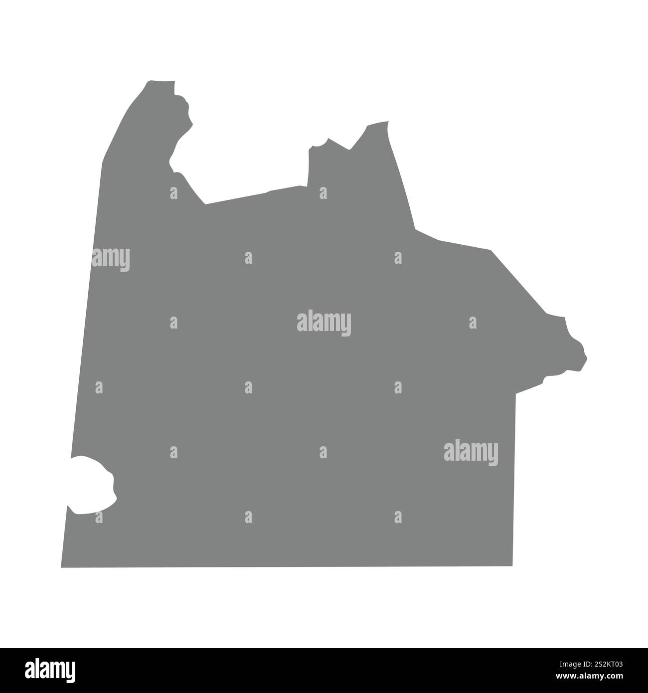 Carte simple de silhouette sombre de Chesapeak. Illustration de Vecteur