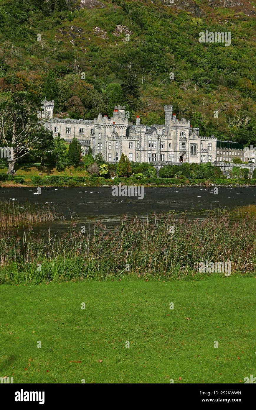 Abbaye de Kylemore, comté de Galway, province du Connemara, République d'Irlande, Europe Banque D'Images