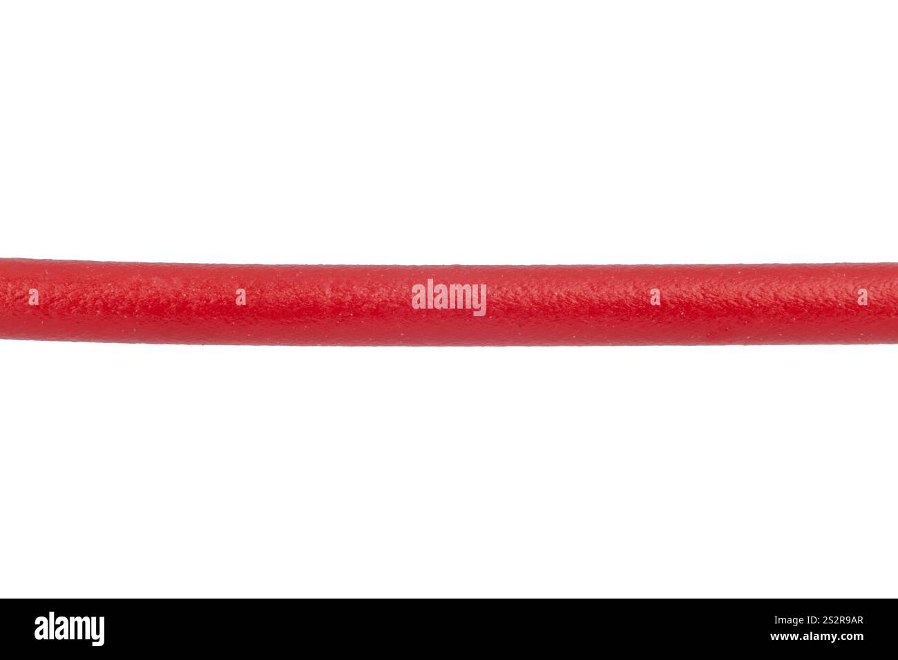 Gros plan d'un seul fil rouge Banque D'Images