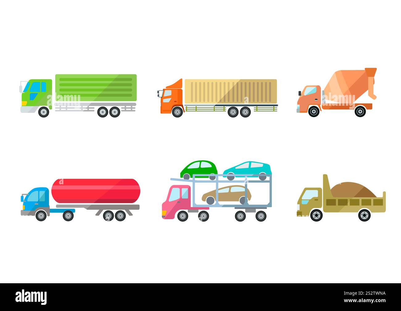 Gros camion Banque D'Images