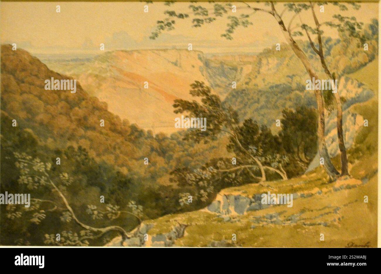 Francis Danby - St Vincent's Rock du haut de la Vallée de Nightingale (c 1819). Banque D'Images