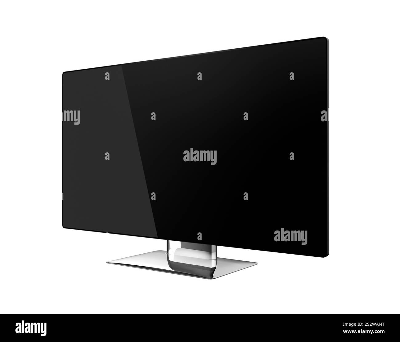 Bureau à écran plat Banque D'Images