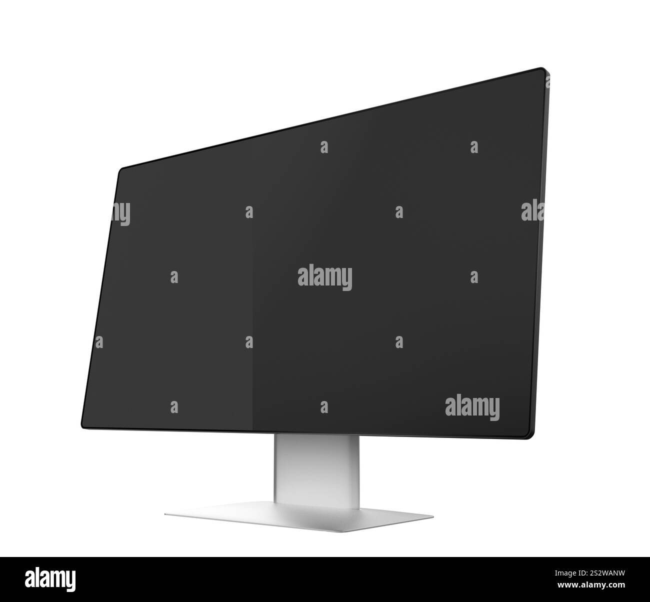 Bureau à écran plat Banque D'Images