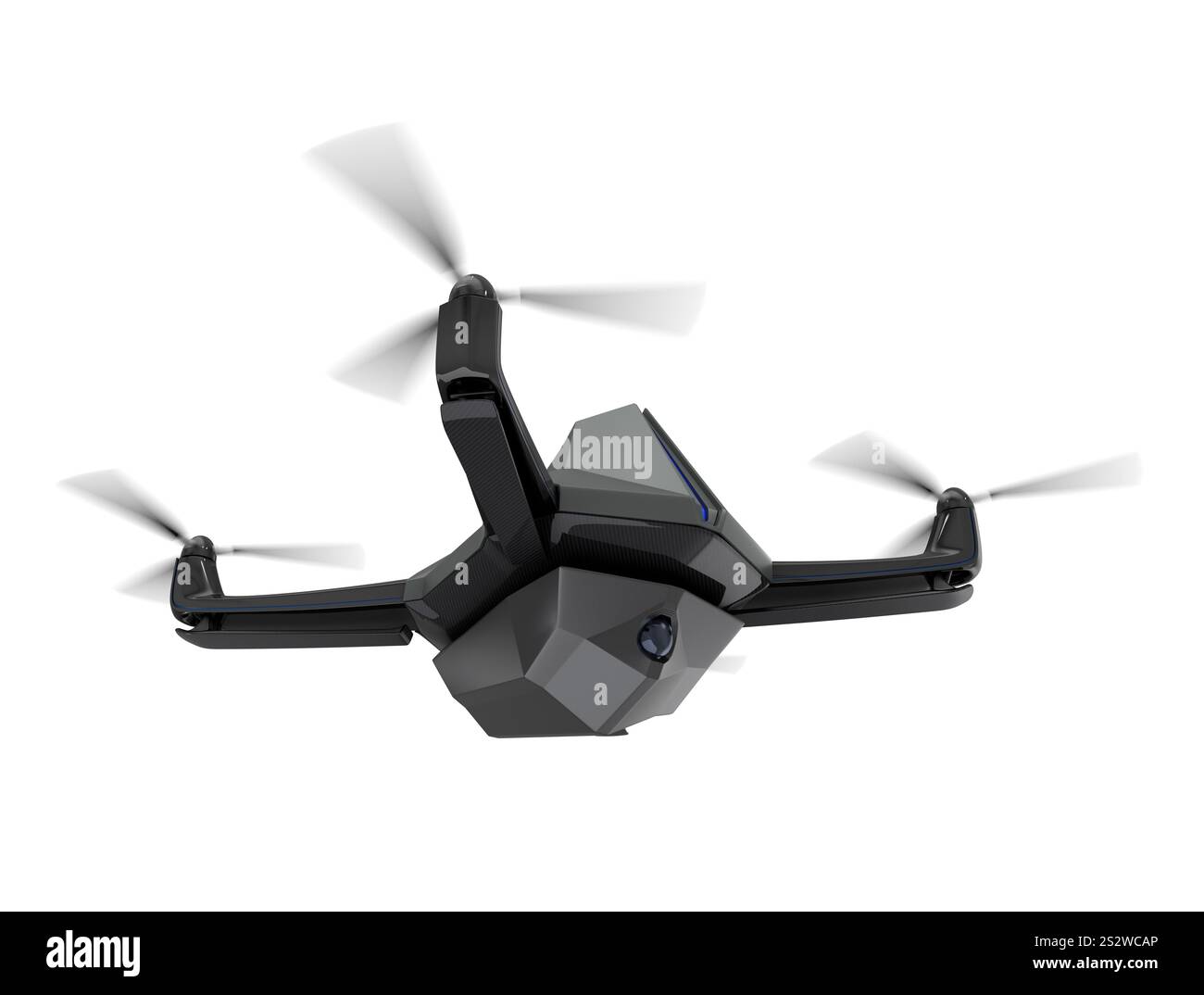 Drone furtif avec caméra de surveillance haute résolution Banque D'Images