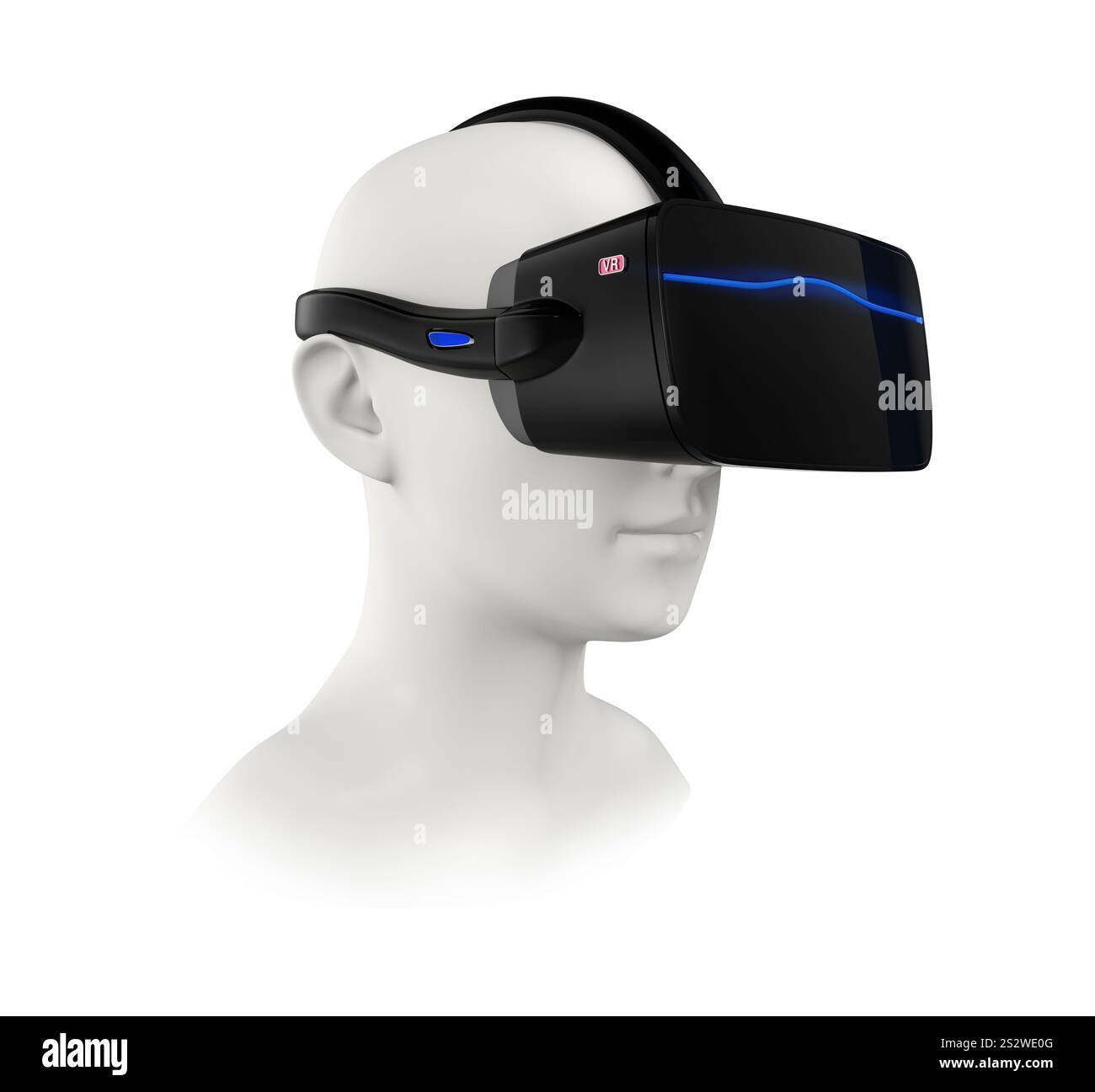 Image casque VR. Banque D'Images