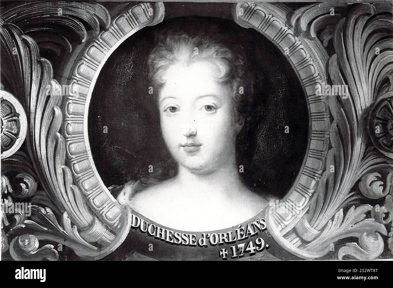 Franque - Françoise-Marie de Bourbon, duchesse d'Orléans - MV 8250.8. Banque D'Images