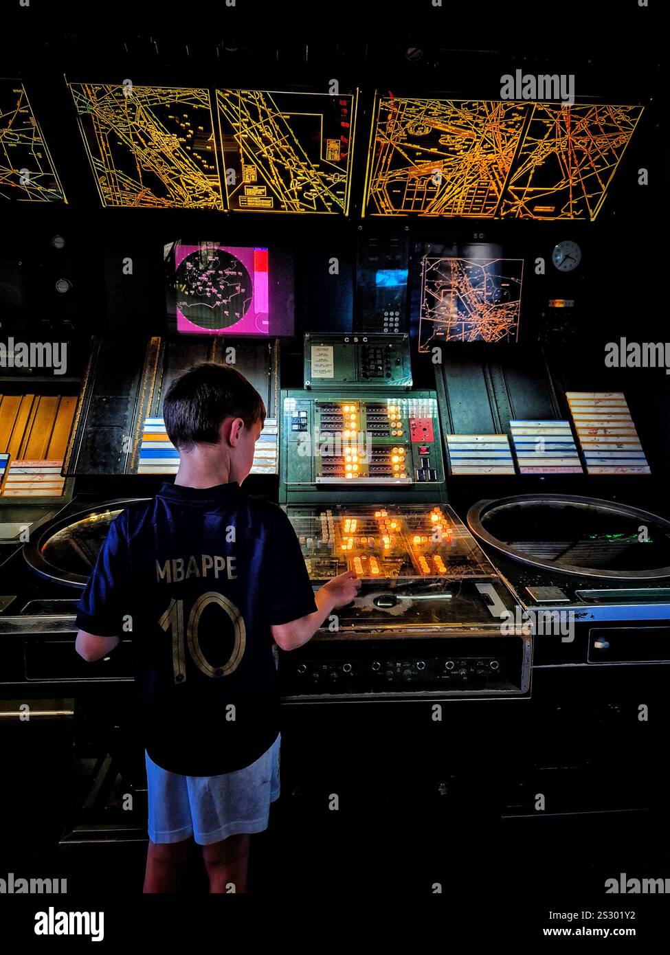 Visite du musée des Sciences de Londres. - Image de stock capturée avec un smartphone