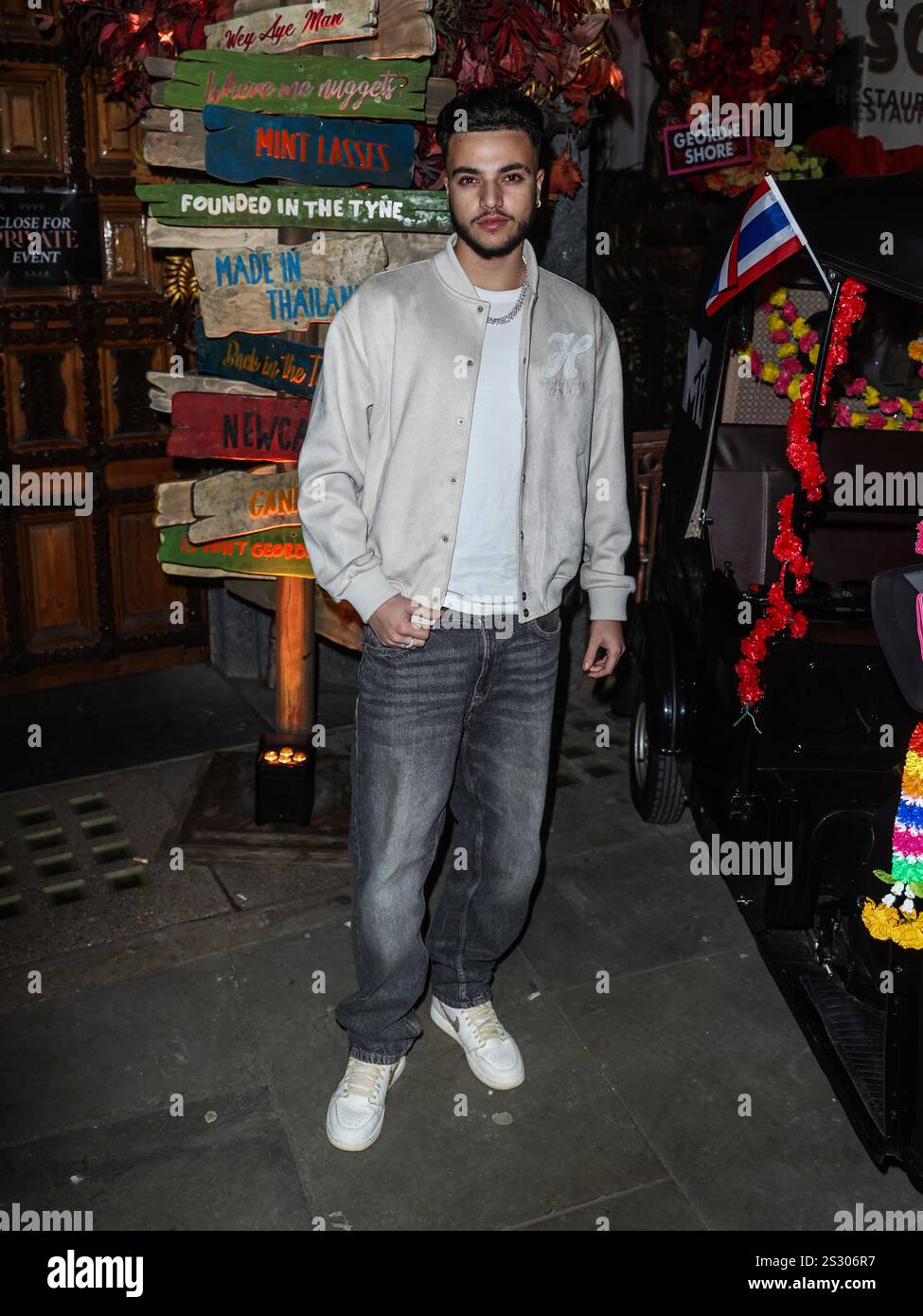 Londres, Royaume-Uni. 07 janvier 2025. Junior Andre a assisté à une séance photo et à la projection de 'Geordie Shore' au Thai Square Trafalgar Square à Londres. (Photo de Brett Cove/SOPA images/SIPA USA) crédit : SIPA USA/Alamy Live News Banque D'Images