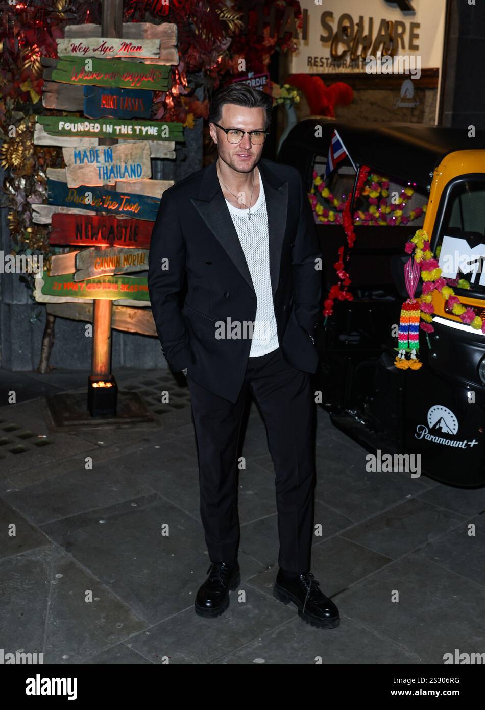 Londres, Royaume-Uni. 07 janvier 2025. Kyle Christie a assisté à une séance photo et à la projection de 'Geordie Shore' au Thai Square Trafalgar Square à Londres. (Photo de Brett Cove/SOPA images/SIPA USA) crédit : SIPA USA/Alamy Live News Banque D'Images
