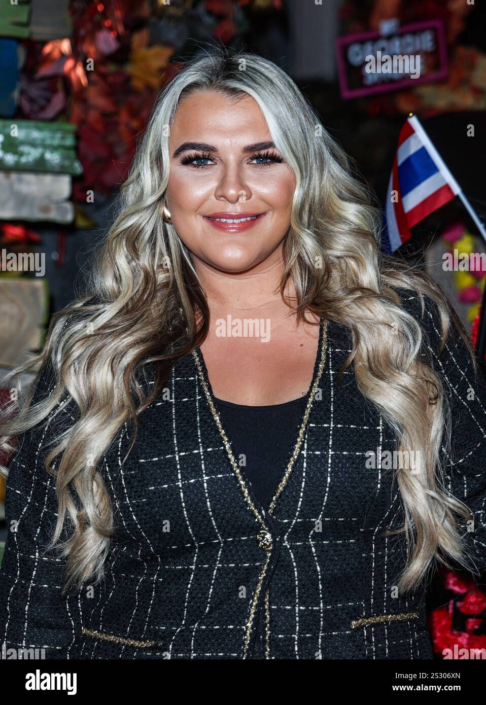 Londres, Royaume-Uni. 07 janvier 2025. Safran Lempriere vu assister à une séance photo et à la projection de 'Geordie Shore' au Thai Square Trafalgar Square à Londres. (Photo de Brett Cove/SOPA images/SIPA USA) crédit : SIPA USA/Alamy Live News Banque D'Images