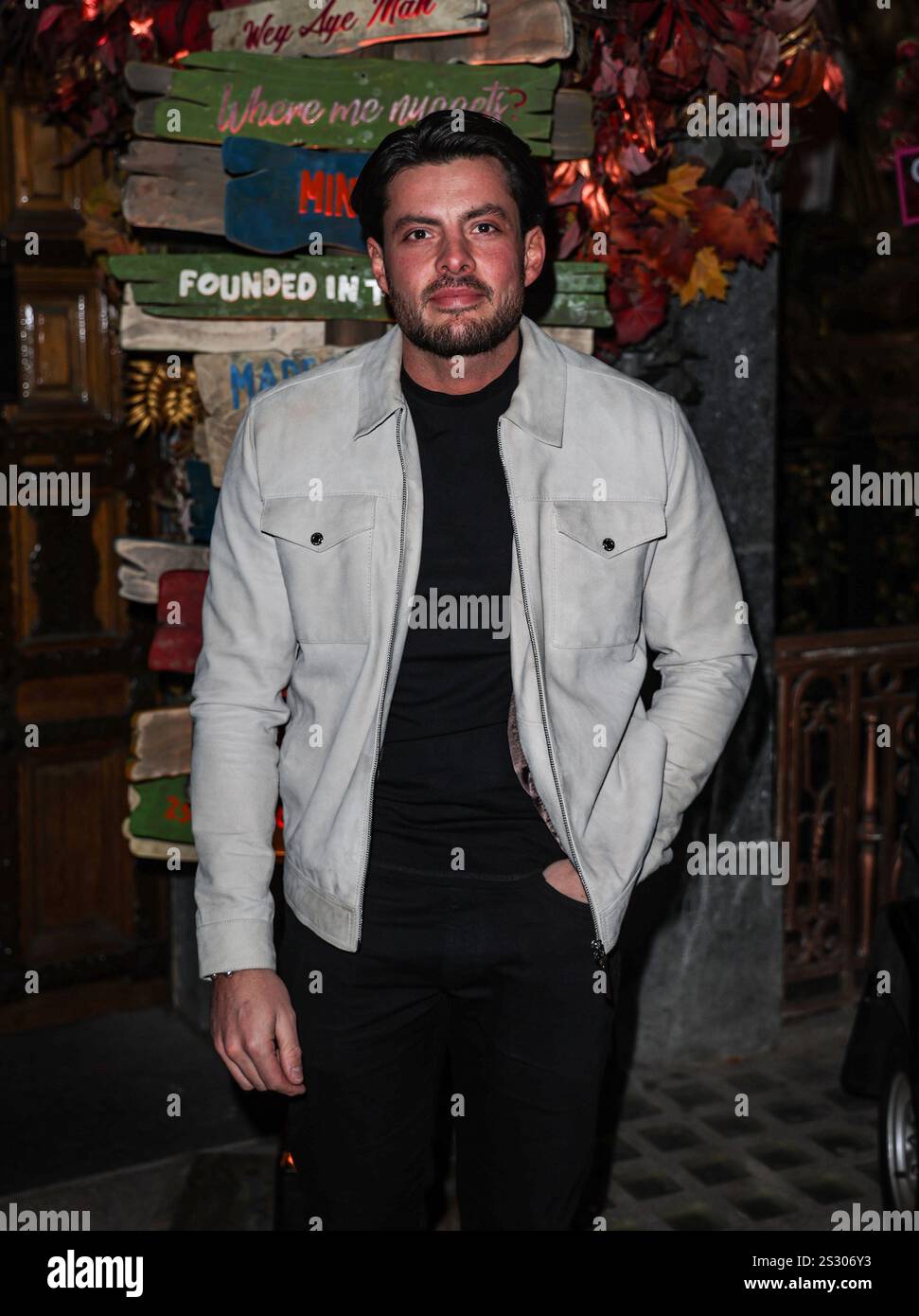 Londres, Royaume-Uni. 07 janvier 2025. Jordan Brook a assisté à une séance photo et à la projection de 'Geordie Shore' au Thai Square Trafalgar Square à Londres. (Photo de Brett Cove/SOPA images/SIPA USA) crédit : SIPA USA/Alamy Live News Banque D'Images