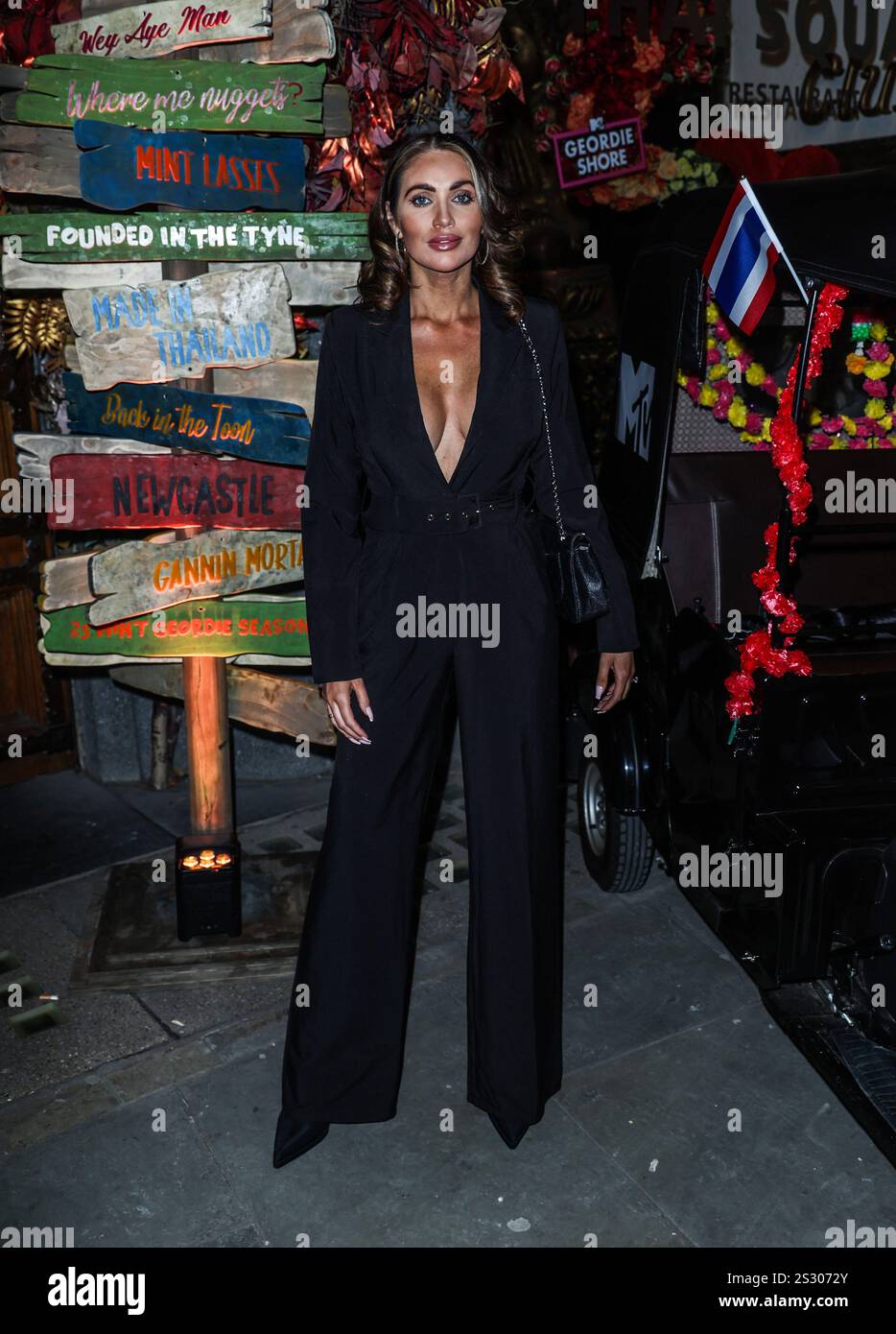 Londres, Royaume-Uni. 07 janvier 2025. Amy Childs a assisté à une séance photo et à la projection de 'Geordie Shore' au Thai Square Trafalgar Square à Londres. (Photo de Brett Cove/SOPA images/SIPA USA) crédit : SIPA USA/Alamy Live News Banque D'Images