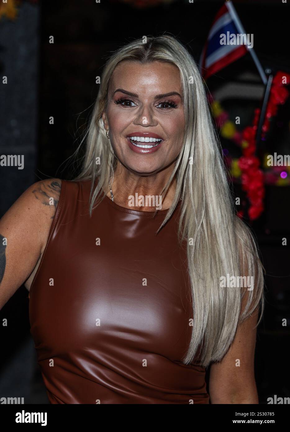 Kerry Katona assisté à une séance photo et à la projection de 'Geordie Shore' au Thai Square Trafalgar Square à Londres. (Photo Brett Cove / SOPA images/SIPA USA) Banque D'Images
