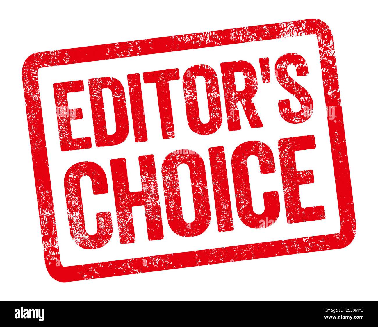 Timbre rouge sur fond blanc - choix des éditeurs Banque D'Images