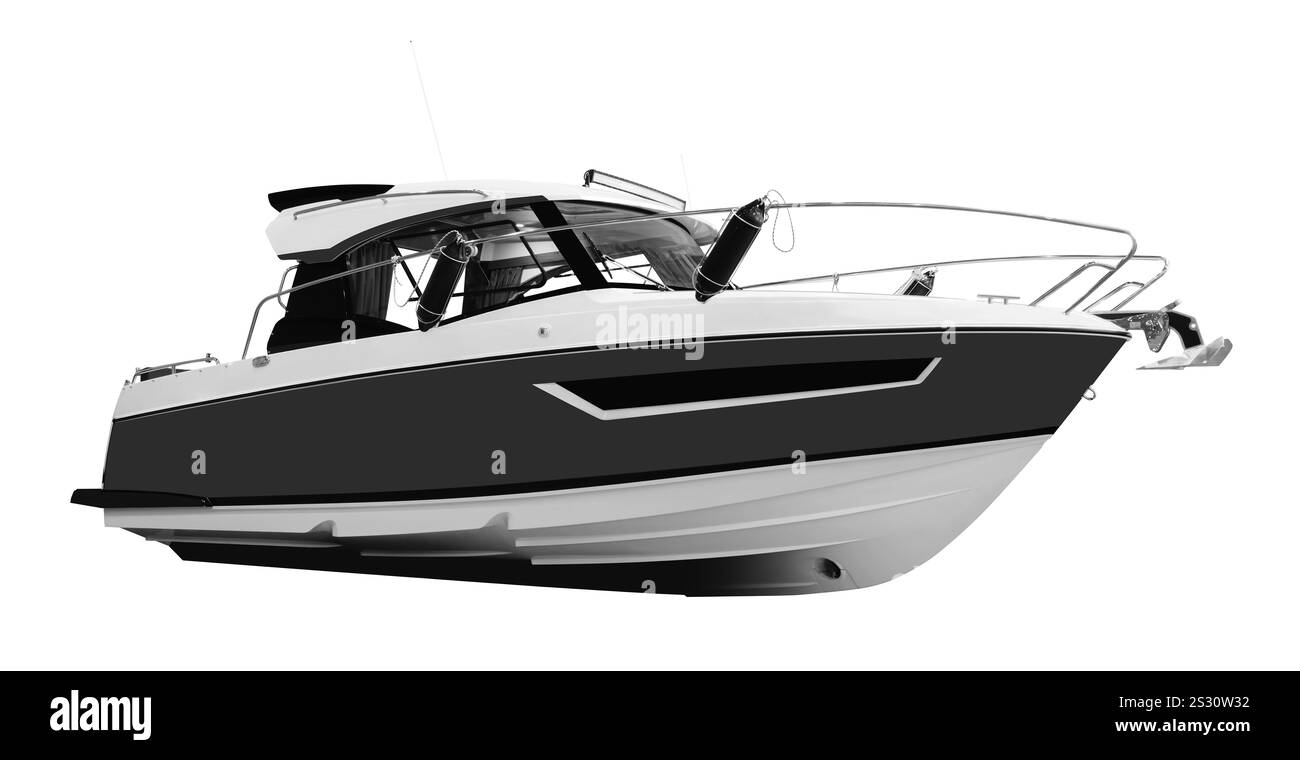L'image du bateau à moteur Banque D'Images