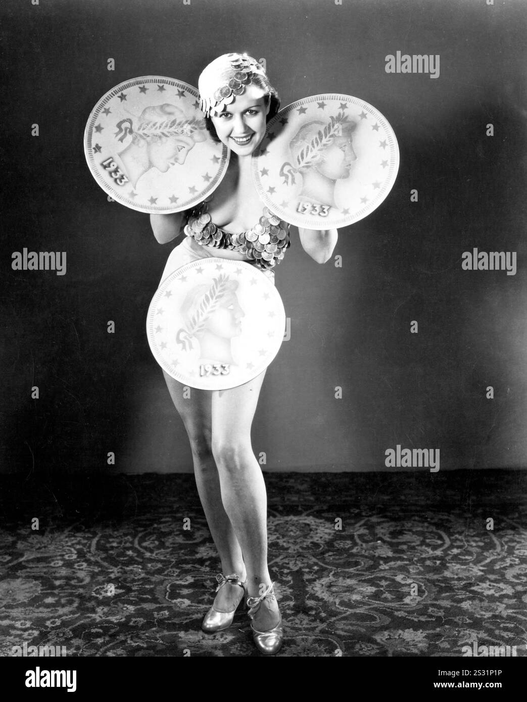 CHERCHEURS D'OR DE 1933 date : 1934 Banque D'Images