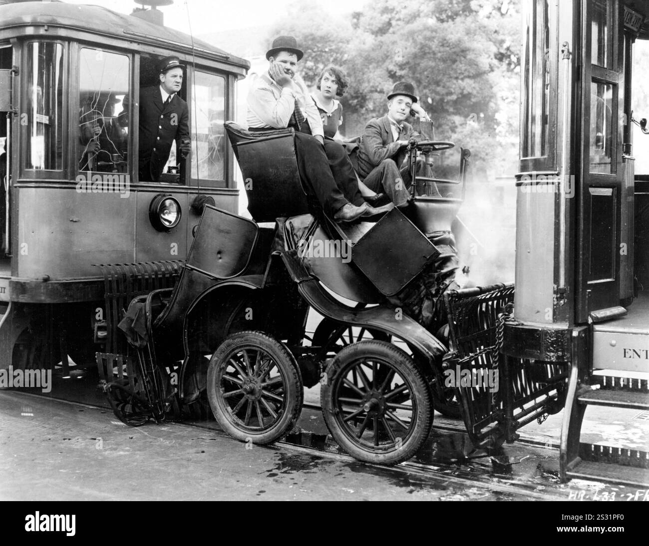 HOG WILD OLIVER HARDY, STAN LAUREL date : 1930 Banque D'Images