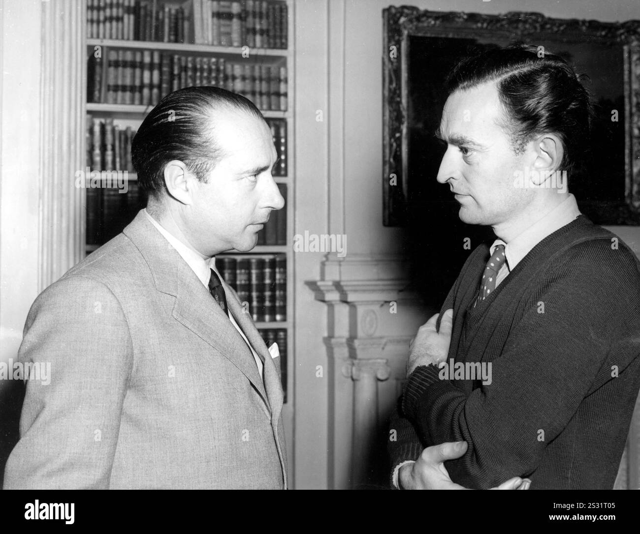 LES AMIS PASSIONNÉS ROBERTO ROSSELLINI, RÉALISATEUR DAVID LEAN date : 1949 Banque D'Images