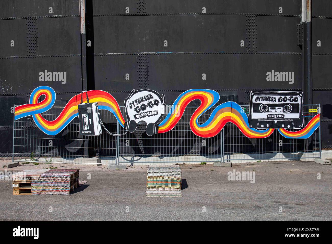 Jytäkesä Go-Go 2024 dans le district de Suvilahti à Helsinki, Finlande Banque D'Images