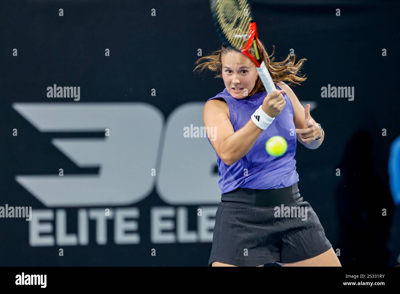 Memorial Drive Tennis Centre, Adélaïde, Australie 8 janvier 2025, Adelaide International Tennis, Round 2, Daria KASATKINA (Russie) Credit ; Mark Willoughby/ALAMY Live News Banque D'Images