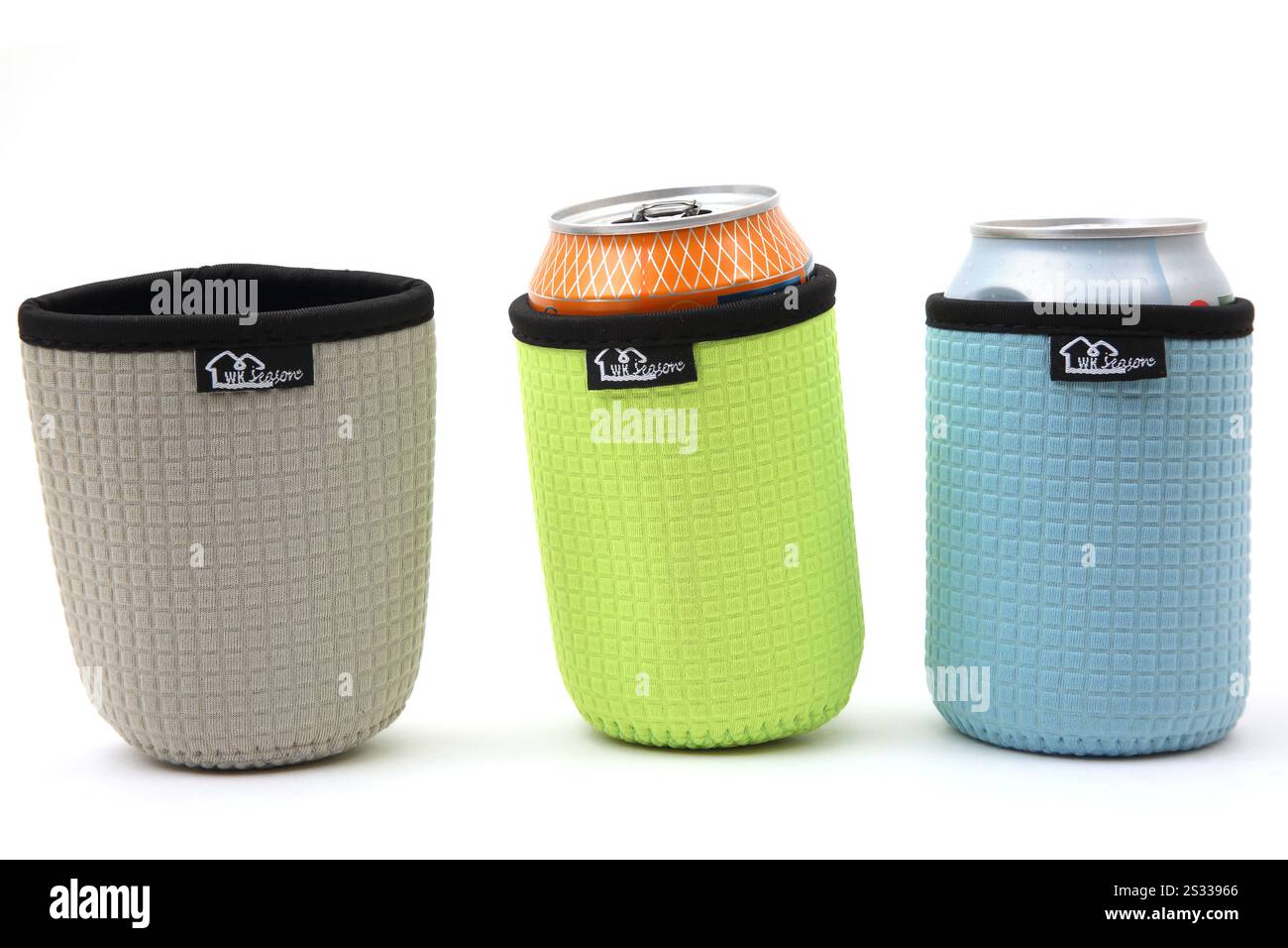 Manchons de refroidissement en néoprène WK Ieason pour boissons en conserve Banque D'Images