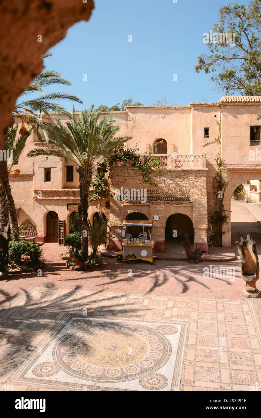 Dans la médina historique d'Agadir, qui ressemble à un musée par rapport à ses homologues modernes. Banque D'Images