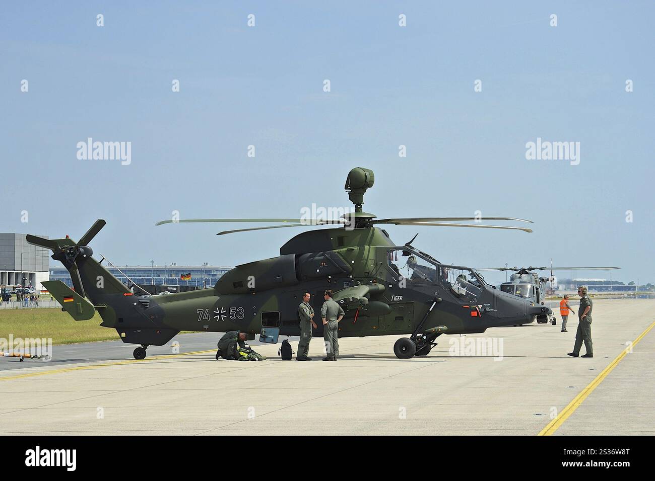 Berlin Air Show ILA avec Eurocopter Tiger Banque D'Images