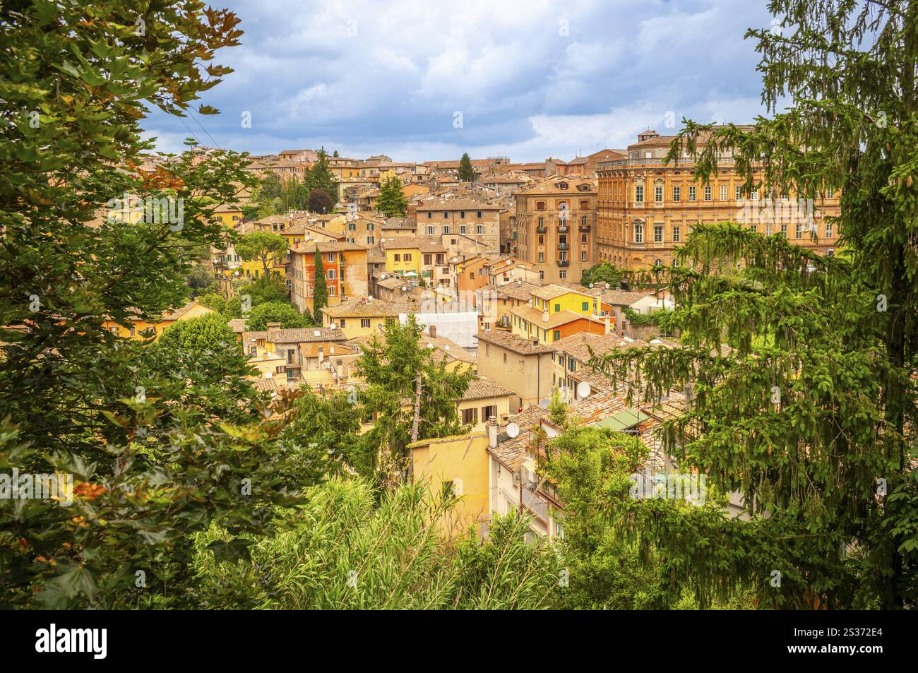 Beau paysage urbain à Pérouse, Ombrie - Italie Banque D'Images