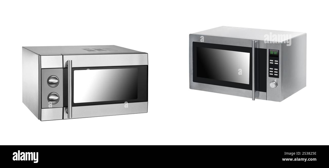 Image des fours à micro-ondes sur fond blanc. fours à micro-ondes sur fond blanc Banque D'Images Image des fours à micro-ondes sur fond blanc. fours à micro-ondes sur fond blanc Banque D'Images