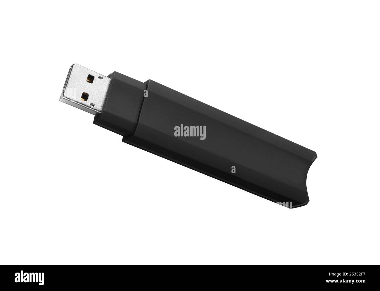 lecteur flash usb avec espace de copie pour la signature. lecteur flash usb Banque D'Images