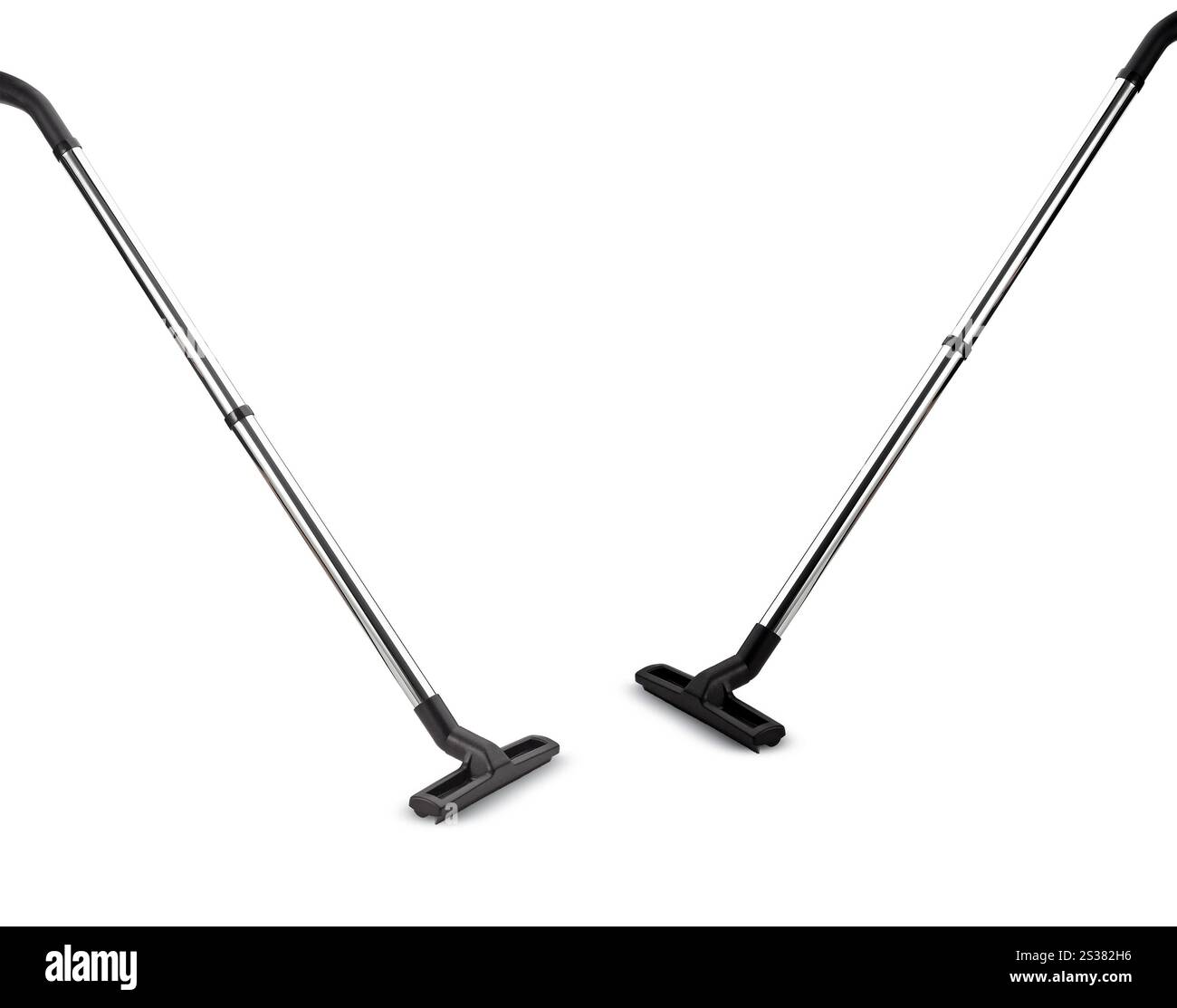 aspirateur de poignée isolé sur fond blanc. aspirateur à manche Banque D'Images