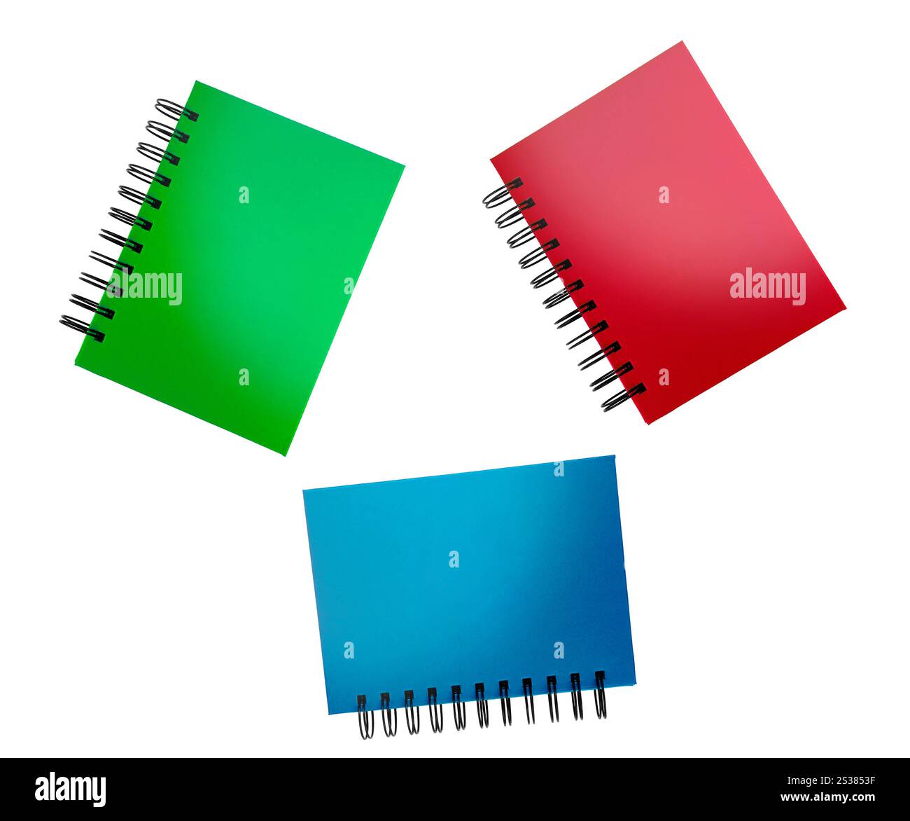 Livres isolés sur fond blanc. Livres isolés sur blanc Banque D'Images