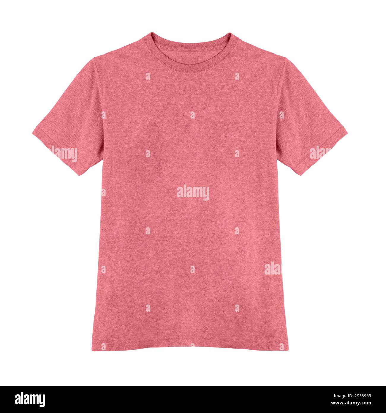 tshirt rouge isolé sur fond blanc. tshirt rouge isolé sur blanc Banque D'Images