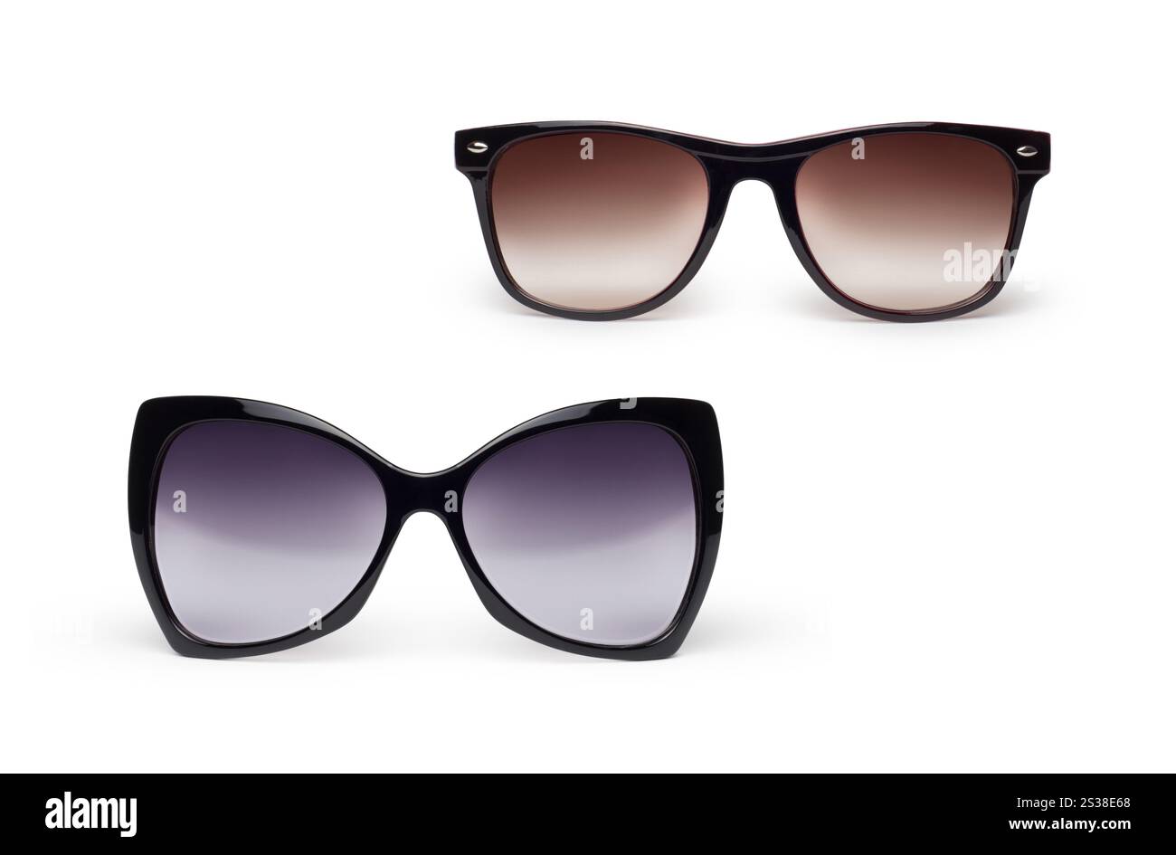 Lunettes de soleil isolées sur fond blanc. Lunettes de soleil Banque D'Images