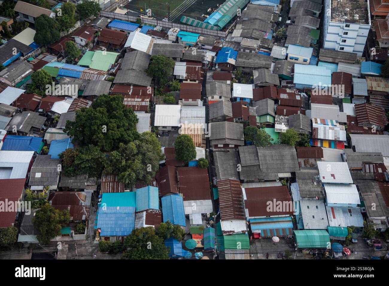 Une vue de la vieille ville de Samut Prakan City dans la province de Samut Prakan en Thaïlande. Thaïlande, Bangkok, Dezember, 7, 2023. THAÏLANDE SAMUT PRAKAN Banque D'Images