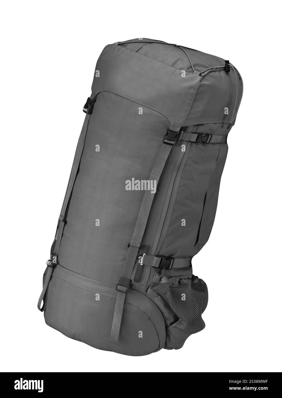 sac à dos armée / randonnée isolé sur fond blanc. sac à dos armée/randonnée Banque D'Images