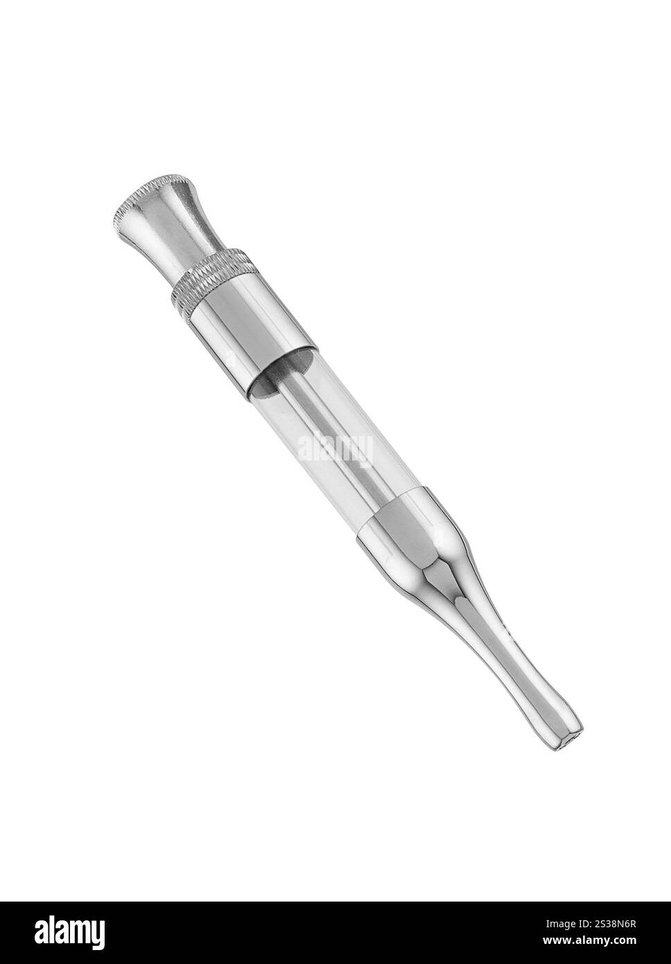 morceau de cigarette électronique isolé sur fond blanc. pièce de cigarette électronique Banque D'Images