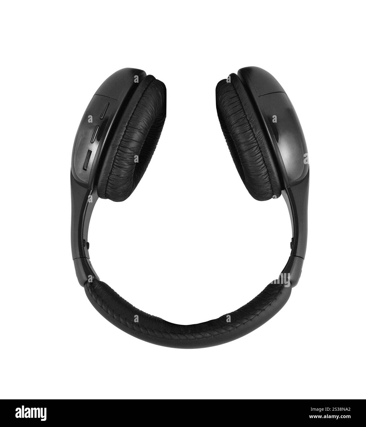 écouteurs isolés sur fond blanc. écouteurs sur fond blanc Banque D'Images