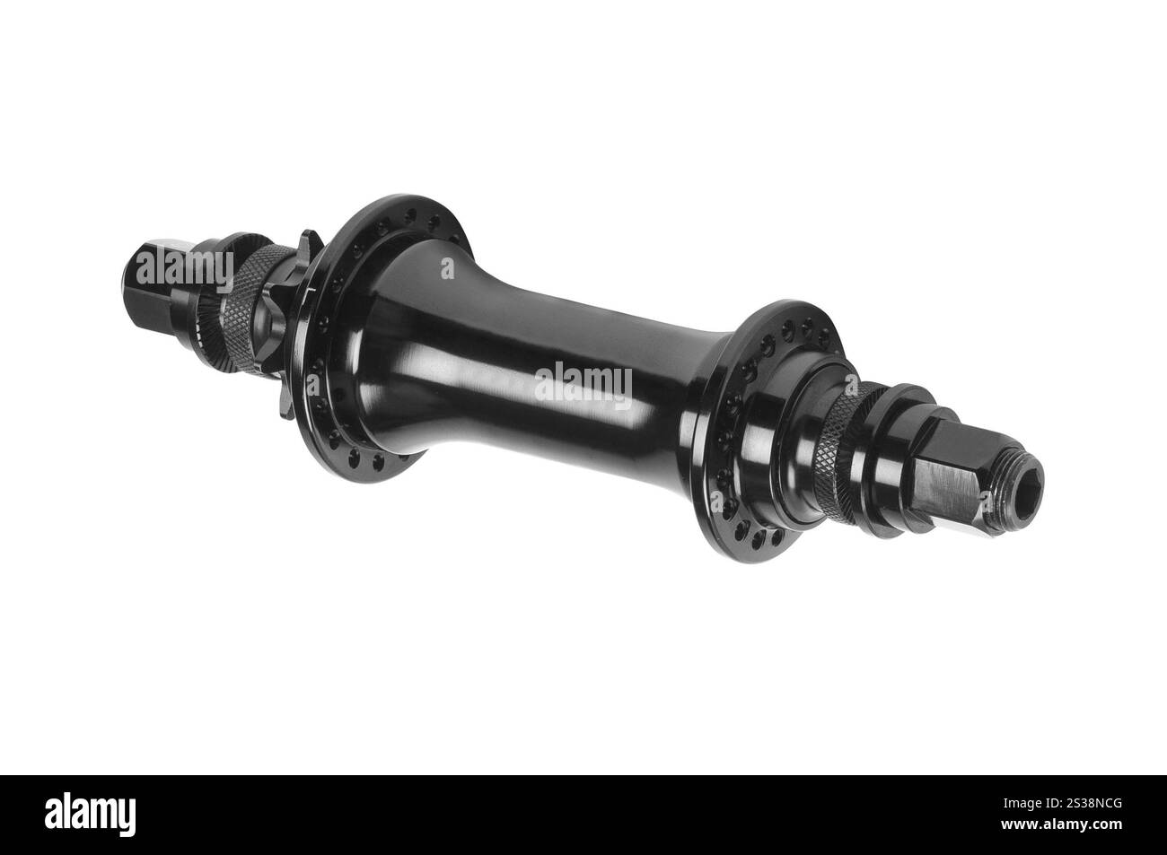 Système de bicyclette arrière pour une roue sur blanc. SYSTEME de bicyclette ARRIERE Banque D'Images