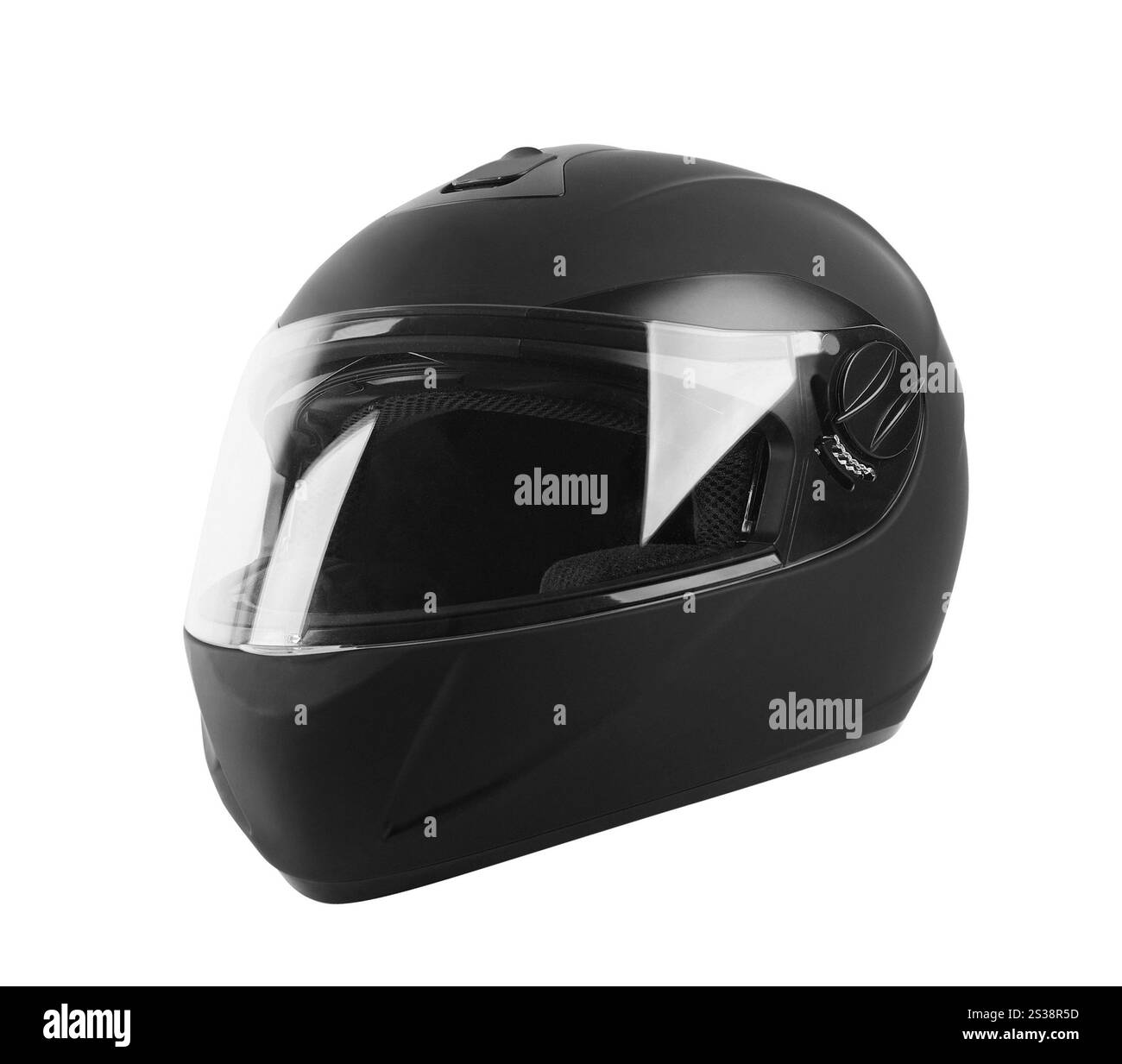 casque isolé sur fond blanc. casque isolé Banque D'Images